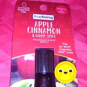 True Living Apple Cinnamon and Warm Spice Fragrance Mist Refill, 0.67oz